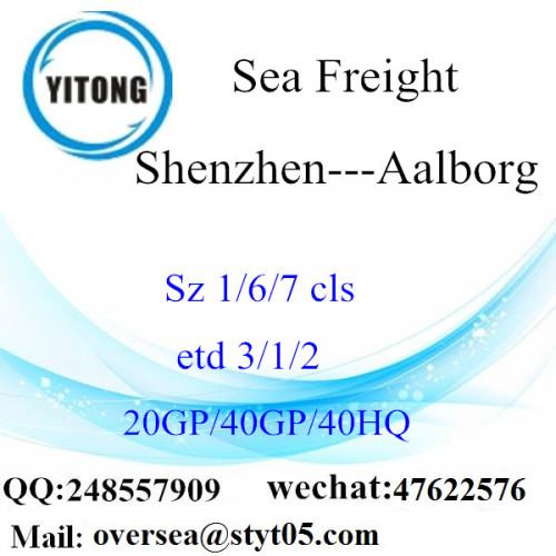 Shenzhen Port Seefracht Versand nach Aalborg