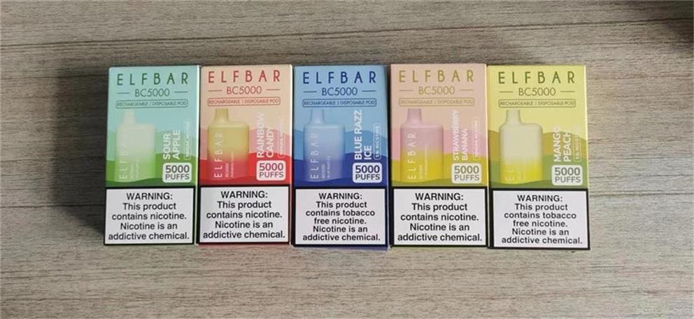 POD de vape descartável Elf Bar BC5000 original