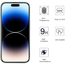 Anti-Kratzer Temperierte Glasschriftenschutz für iPhone15pro