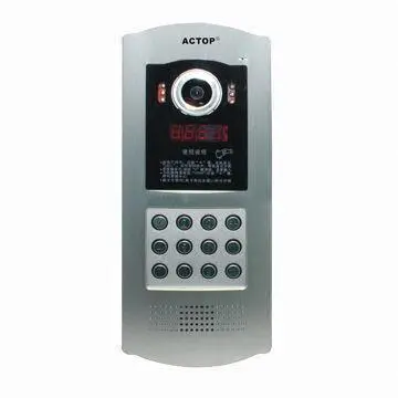TCP/IP video intercom system for multiple apartment building