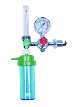In hospitals use oxygen gas regulator