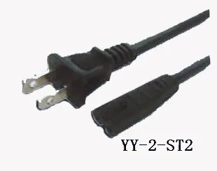 UL 2 PIN power cord