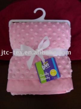 Baby CoRal Fleece bubble dot Blanket
