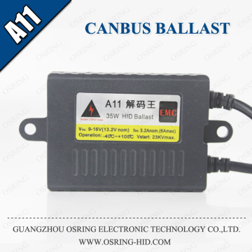 OSRING High quality AC slim HID CANBUS digital slim ballast 12V 35W 18 months warranty