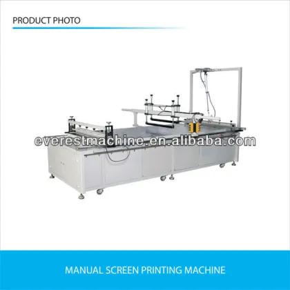 Large silk screen printing machine