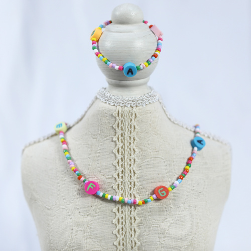 Ensemble de bijoux multicolore de 10 mm