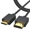 أسود Micro HDMI إلى كابل HDMI