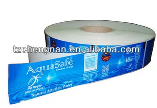 customize waterproof self adhesive labels plastic bottle