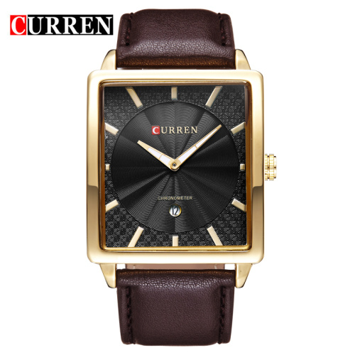 Luxury Square CURREN Men Quartz Watch