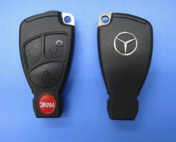 4 Button Benz Remote Car Keys Cover With 4d, Tpx1, Tpx2, Nissan Id46, Chrysler Id46 Chip