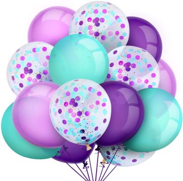 Inch Latex Confetti Balloons Πολύχρωμα μπαλόνια για πάρτι