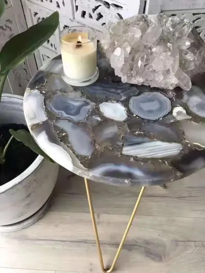 grey agate stone slabs