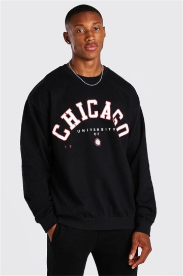 Custom Printed Logo Crew Neck Sweater