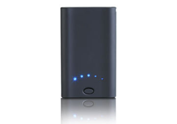 3400mah Plastic Iphone Battery Extenders For Mobilephone With 5 Blue Led / Mini Usb