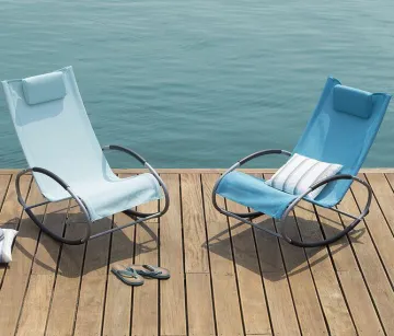 Aluminum Waterproof Sun Lounger Pool Chair - Easy Assembly Outdoor Furniture