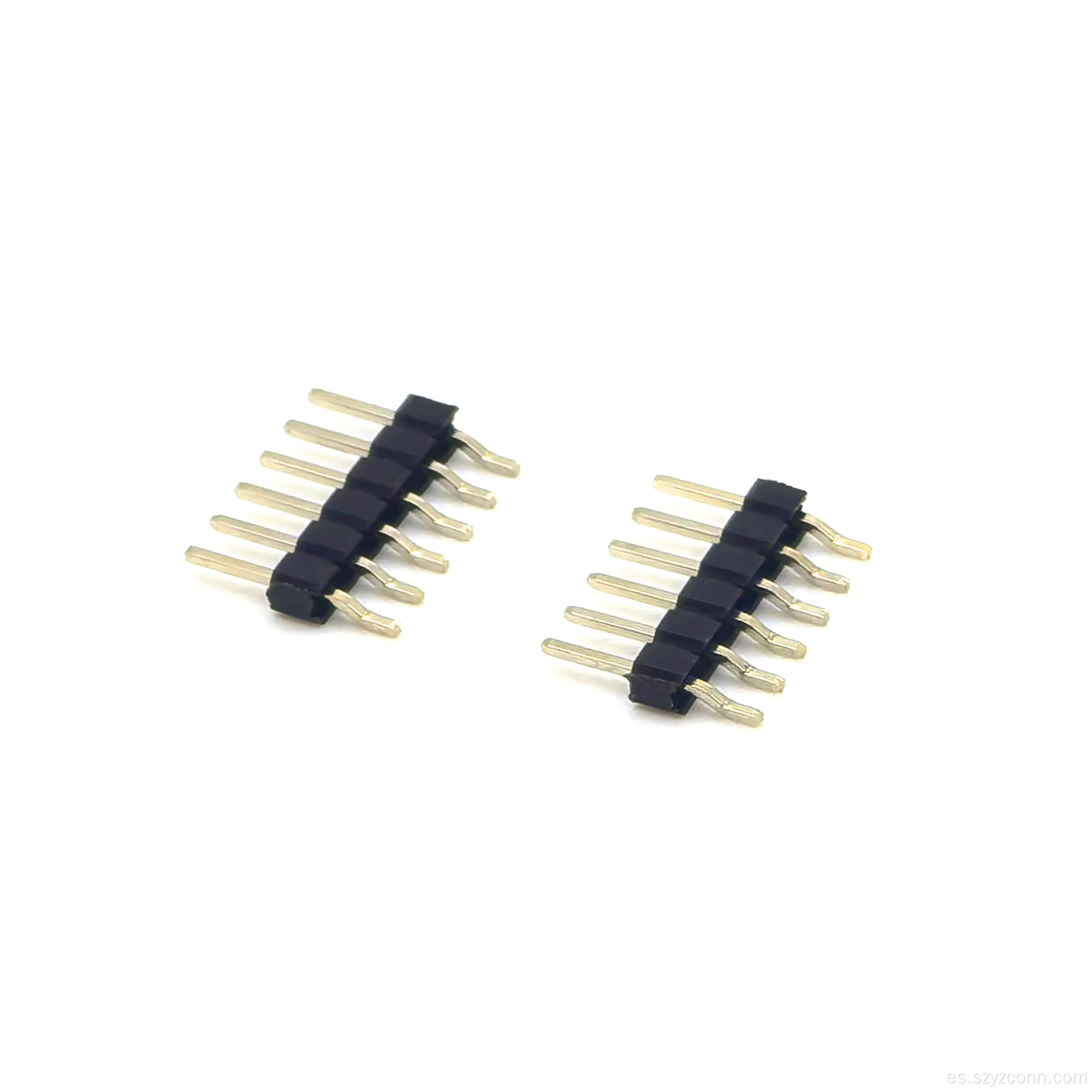 Conector de cabezal de clavija de paso de 2,54 mm 6P