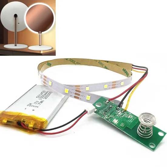 3000K 4000K 6000K LED Light Dimming Switch PCB Board for Battery-Powered Makeup Mirror
