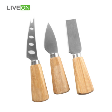 Cheese Knife Set With Bamboo Board