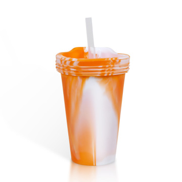 AMZ New Fashion Silicone Water Cup with Lid