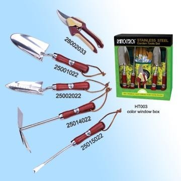Stainless Steel Hand Tools Set, a Pruner in a Colour Display Box