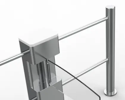 Wide Channel Swing Turnstile Gate