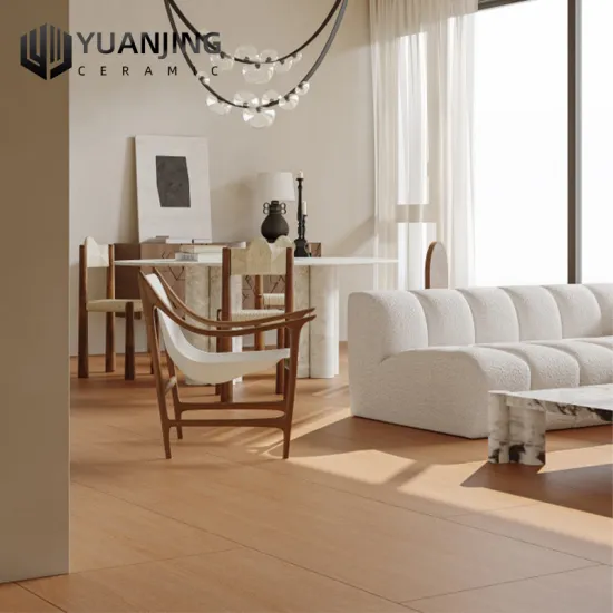Non-Slip 750x1500mm Wood-Imitating Porcelain Floor Tiles for Living Room Flooring