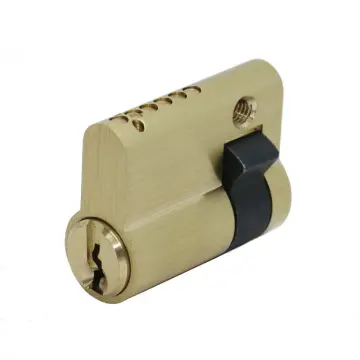 Factory Supply Nordic Half Key Oval Lock Cylinder 10+30mm
