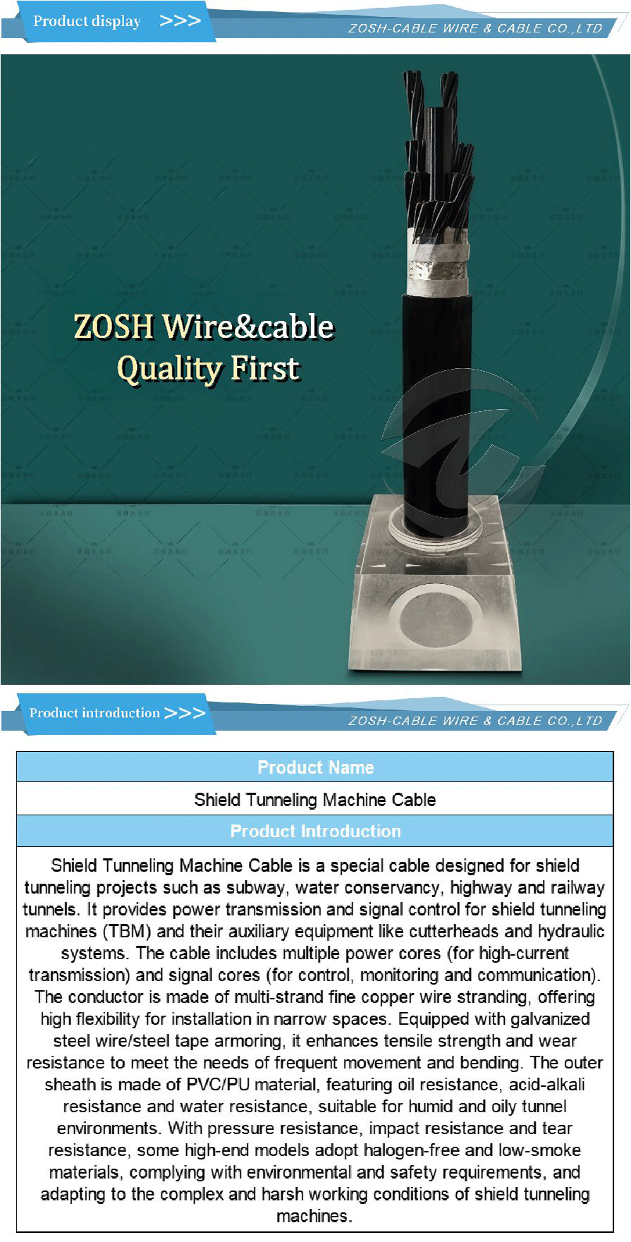Reeling Cable(Tensile Resistance,Bending Resistance)-xiangqing1-ZS005