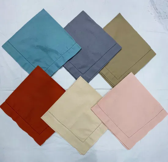 Wedding Custom Embroidery Linen Embroidered Napkin