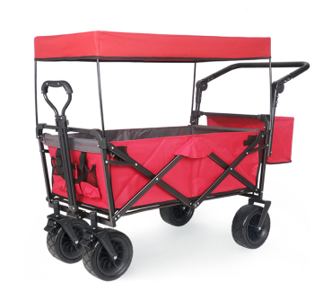 Folding Wagon Cart for Camping, Shopping, and Beach