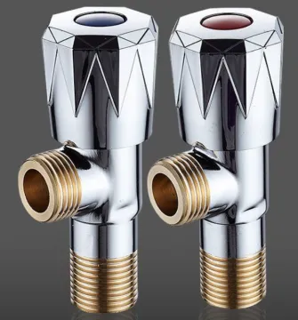 Factory wholesale 1/2 "copper toilet connector toilet zinc handle brass angle valve for bathroom