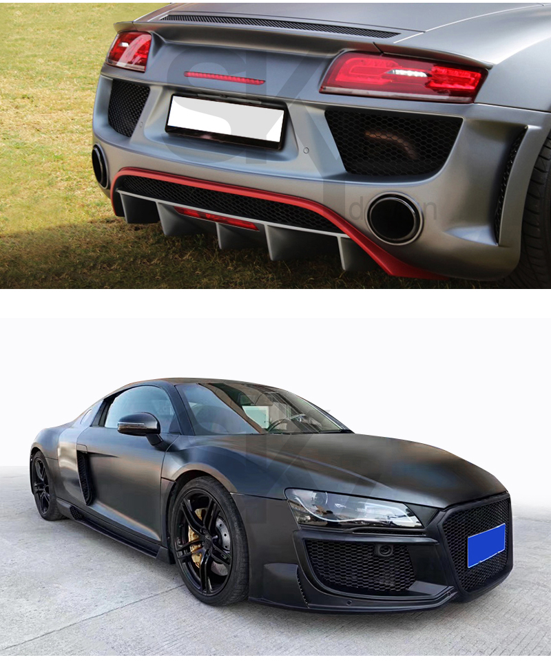 Regula Body Kit For Audi R8: Front Bumper, Rear Bumper, Side Skirts ...