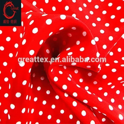 Hot sale, new fashions, Dot printed polyester koshibo fabric