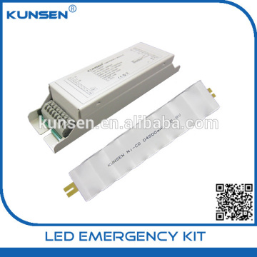 Emergency battery pack tunnel emergency light kit for 48W LED lighting with external driver