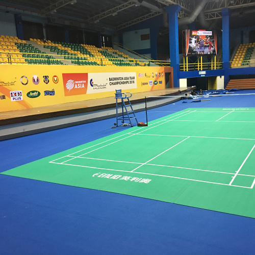 BWF certificated PVC badminton floor