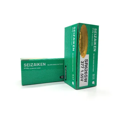 1.55V SR626SW Silver Oxide Button Cell Battery for Seiko Watches