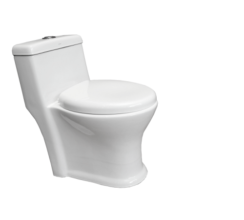 Economic Round Siphonic One Piece Ceramic Toilet