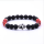 Gemstone Evil Eye Bracelet Lava Stone Essential Oil Diffuser Reiki Healing Balancing Round Beads