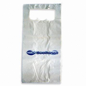Biodegradable Tote Bag dengan Silkscreen percetakan, terbuat dari PE plastik, desain disesuaikan diterima