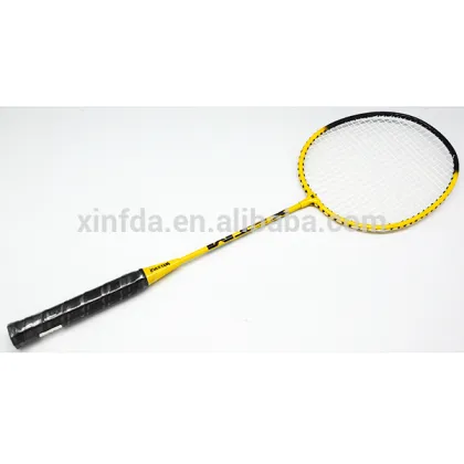 Hot sales high quality colorful printing lining badminton racket steel racket