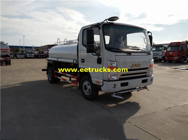 JAC 130HP 4200L Drinking Water Trucks