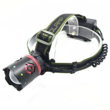 Rechargeable LED Headlamp with 7 Modes, White Laser, High Lumen, Waterproof, and Adjustable for Emergencies & Outdoors