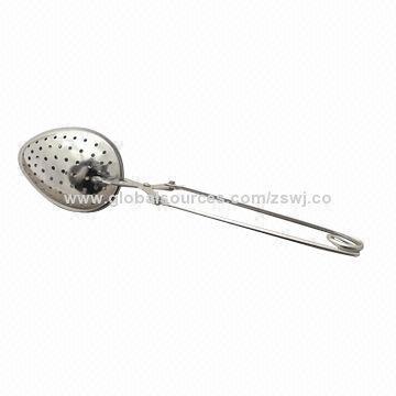 Water Drop-shaped Snap Spoon Tea Infuser