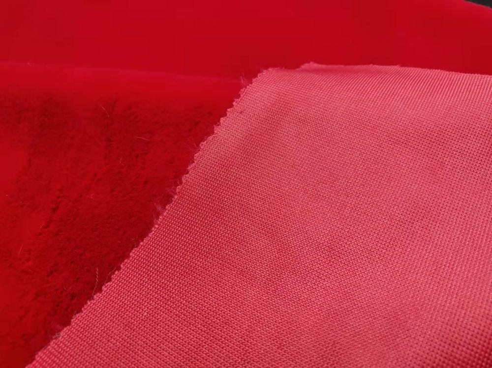 100 Polyester Rabbit Like Mink Hair Knitting Fabric 2 Jpg