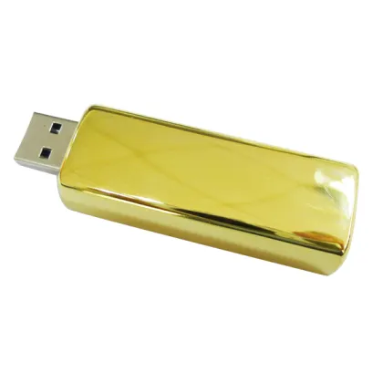 Metal Gold Bars USB Flash Drive with Logo