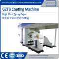 Máquina de recubrimiento de papel de alto brillo GZTB