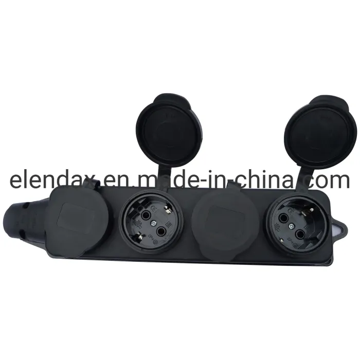 Soket Listrik 4 Gang Tahan Air Industri (P6410E)