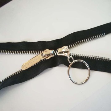 10mm Metal zipper slider with O ring