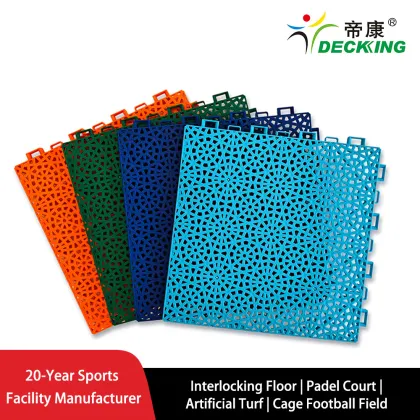 Snap‑lock Rhombus‑Flower Sports Flooring