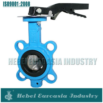 Malleble Iron Handle/Lever Butterfly Valve